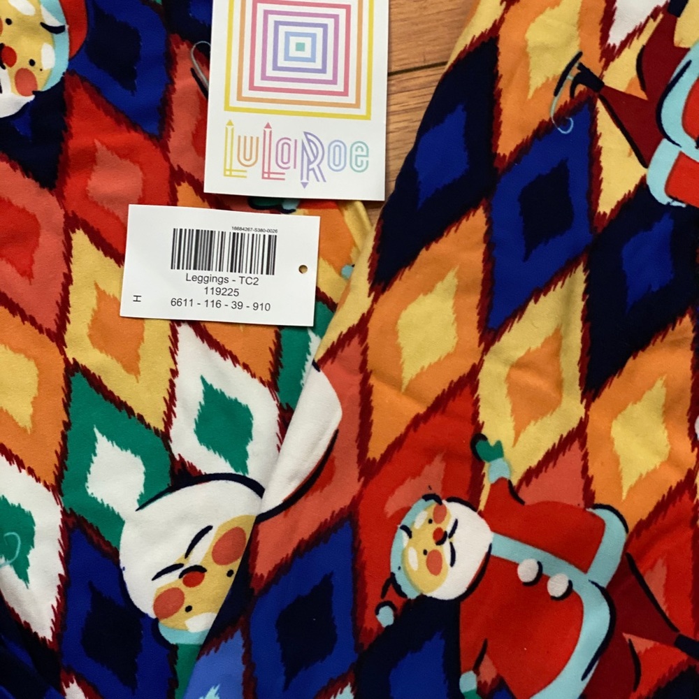 BNWT LuLaRoe vintage holiday leggings TC2